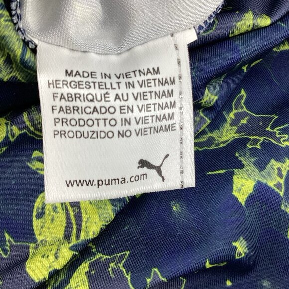 PUMA Women’s Floral Golf Tennis Skirt Mini Stretch Blue Green Size Medium EUC - Picture 6 of 8